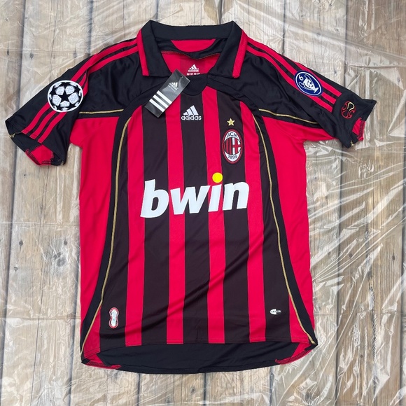 ウェア adidas AC milan 07/08 kaka  kit 00s AC MILAN 2007/2008 HOME FOOTBALL SHIRT #22 KAKA SIGNED
